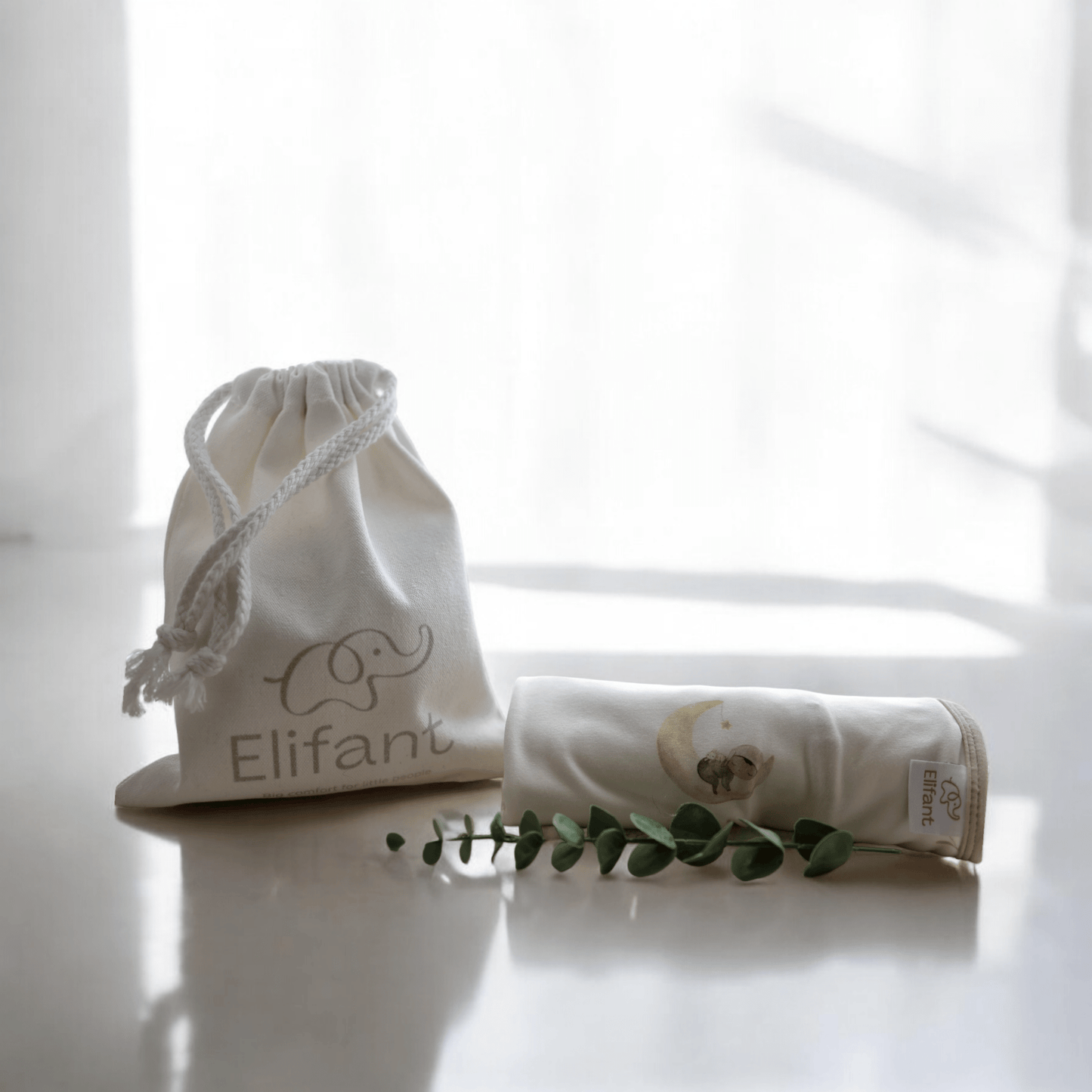 Set of 2 Bath Swaddle Blankets - Elifant