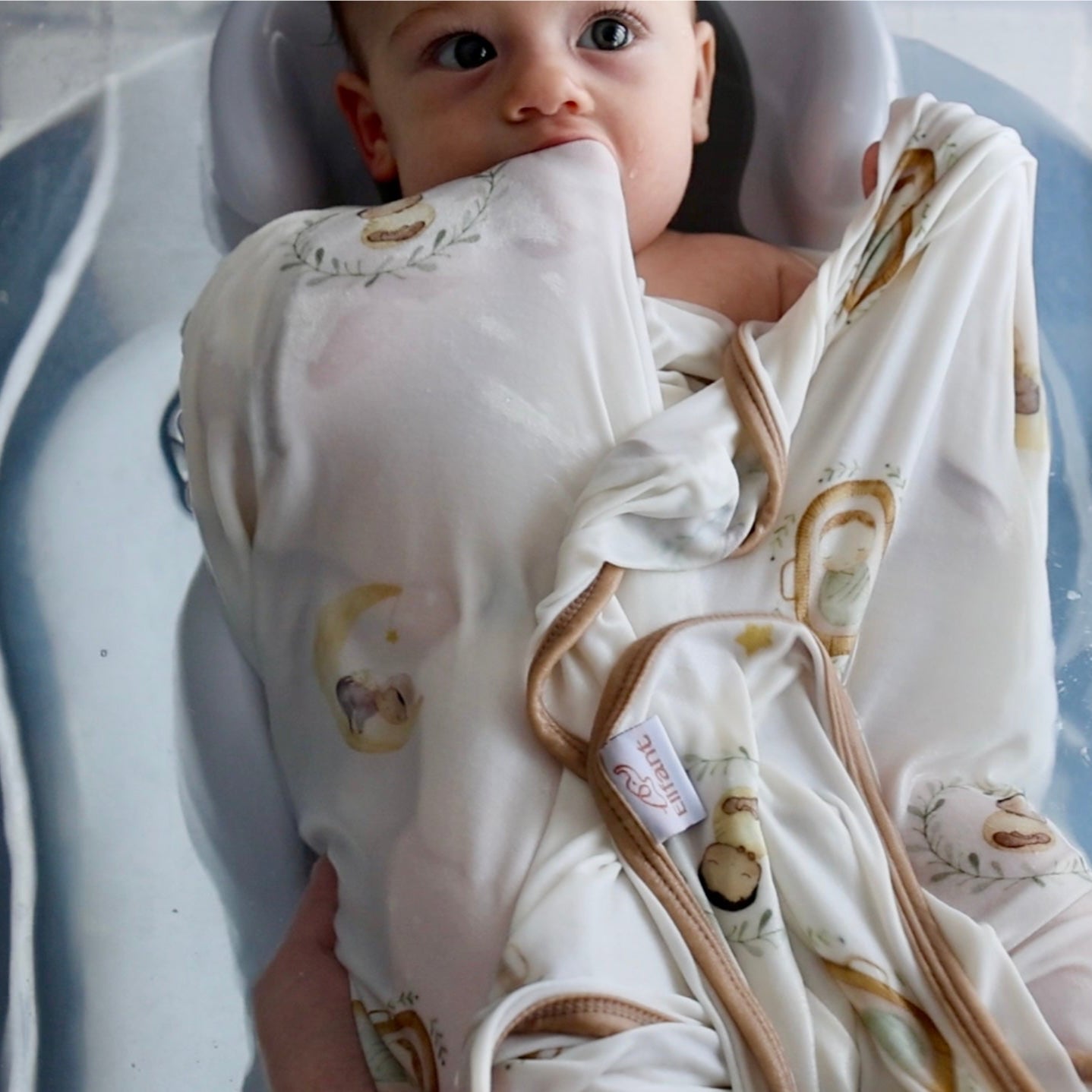 Set of 2 Bath Swaddle Blankets - Elifant